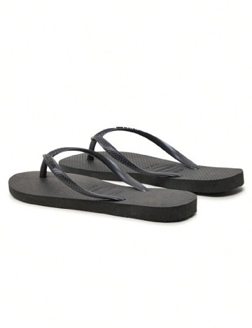 Slapi havaianas, negru