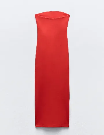 Rochie medie Zara, rosu