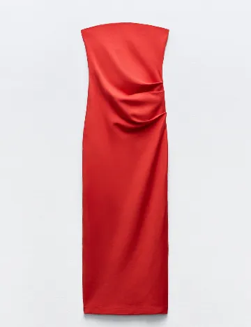 Rochie medie Zara, rosu
