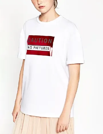 Tricou Zara, alb