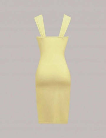 Rochie medie SHEIN, galben