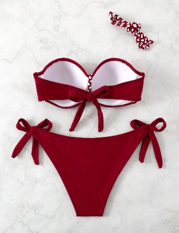 Costum de baie SHEIN, rosu