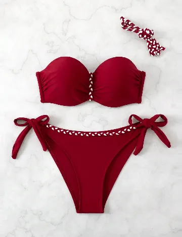 Costum de baie SHEIN, rosu