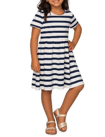 Rochie 9th AVENUE, alb/albastru
