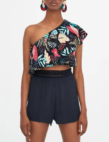 Top Pull&Bear, negru