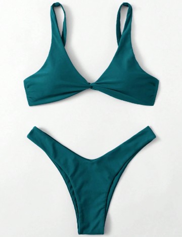 Costum de baie SHEIN, albastru