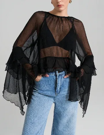 Bluza Ontre, negru