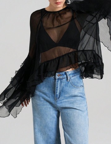 Bluza Ontre, negru