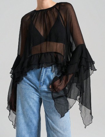 Bluza Ontre, negru