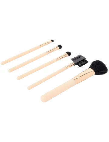 Set pensule de machiaj 5 bucati Eleganza, crem