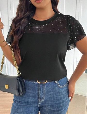 Tricou SHEIN CURVE, negru