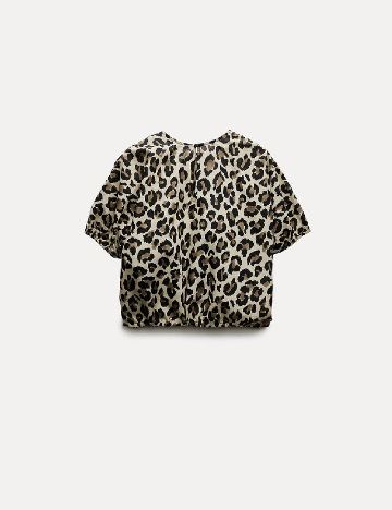 Top Zara, animal print