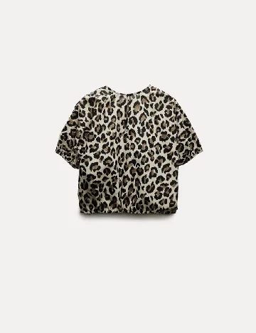 Top Zara, animal print