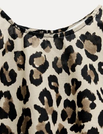 Top Zara, animal print