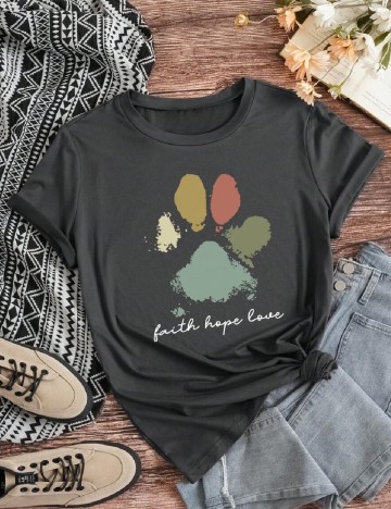 Tricou SHEIN, gri