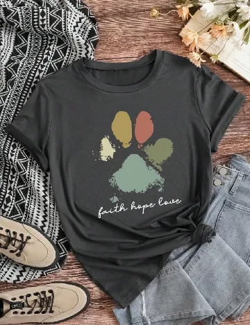 Tricou SHEIN, gri