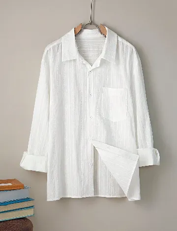 Camasa Oversize SHEIN, alb