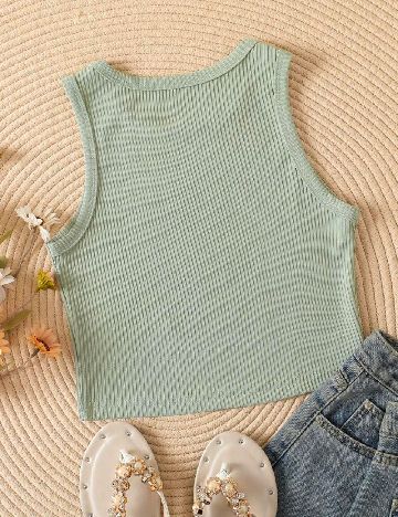 Top SHEIN, verde