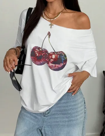 Bluza SHEIN, alb