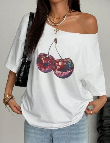 Bluza SHEIN, alb