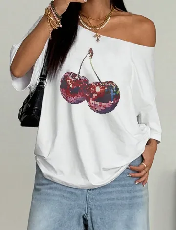 Bluza SHEIN, alb