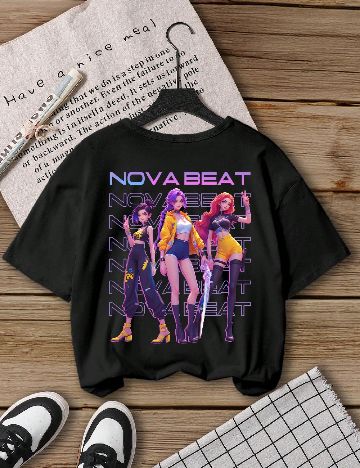 Tricou Shein Kids, negru
