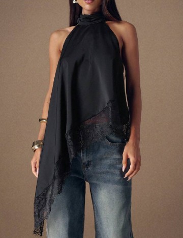 Top SHEIN, negru