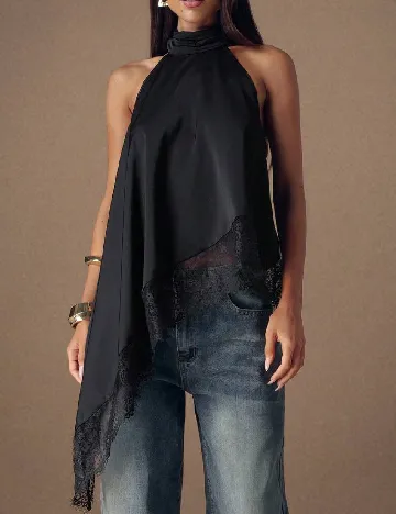 Top SHEIN, negru