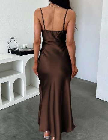 Rochie medie SHEIN, maro