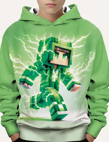 Hanorac Shein Kids, verde