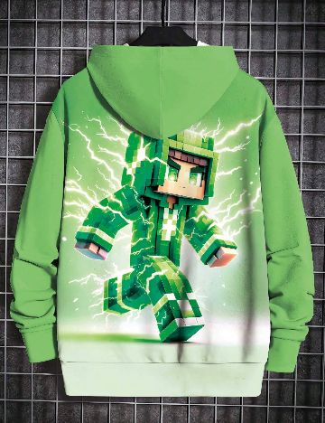 Hanorac Shein Kids, verde