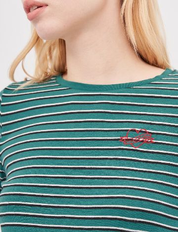 Bluza Pull&Bear, verde