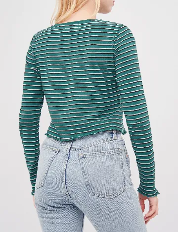 Bluza Pull&Bear, verde