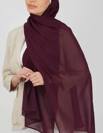 Esarfa SHEIN, pruna
