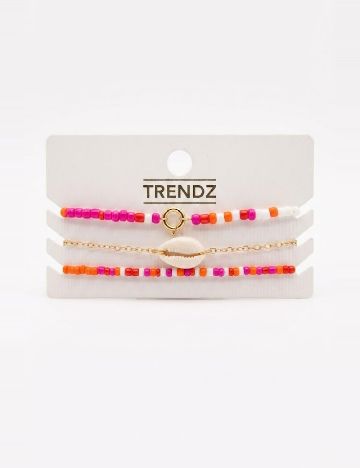 Set Bratari 3 bucati Trendz, mix culori