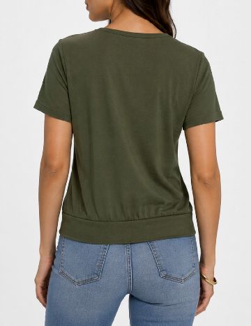 Top Bershka, verde