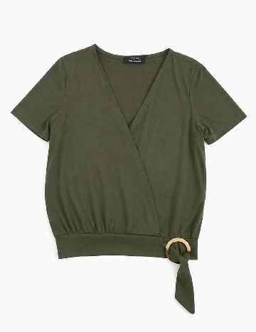 Top Bershka, verde