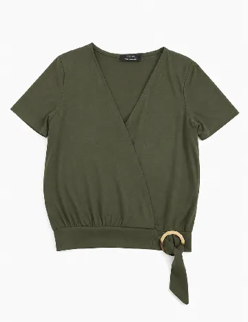 Top Bershka, verde