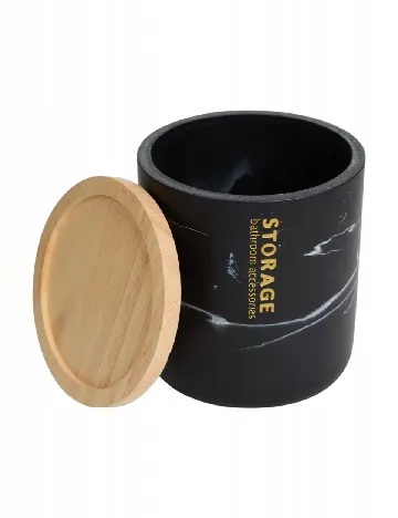 Suport de depozitare pentru baie ACTION, negru/gri
