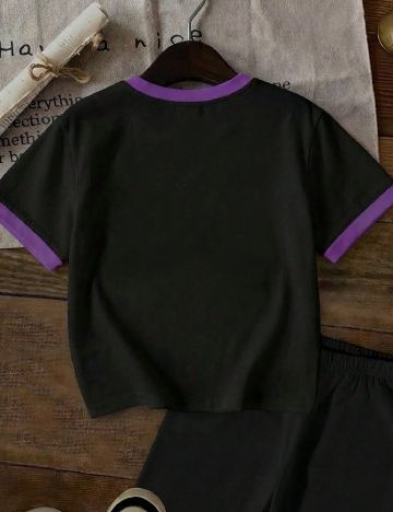 Tricou Shein Kids, negru