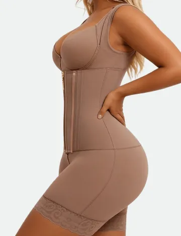 Salopeta modelatoare SHEIN, roz pudra inchis