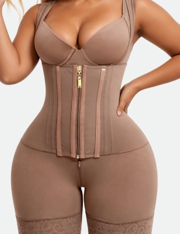 Salopeta modelatoare SHEIN, roz pudra inchis