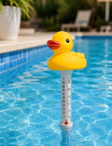 Termometru pentru piscină Schou, galben