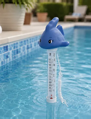 Termometru pentru piscină Schou, mov