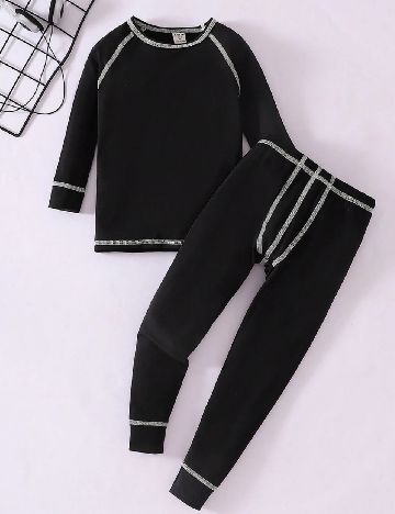 Pijama Shein Kids, negru