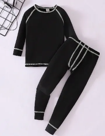 Pijama Shein Kids, negru