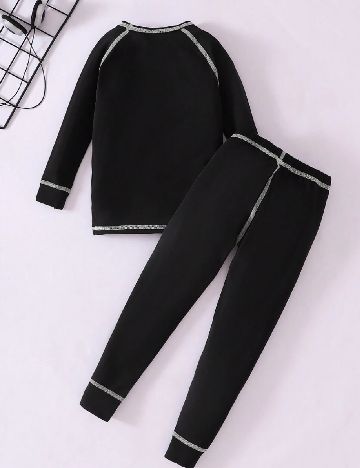Pijama Shein Kids, negru
