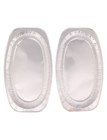 Set tavi de aluminiu 2 bucati Dumil, argintiu