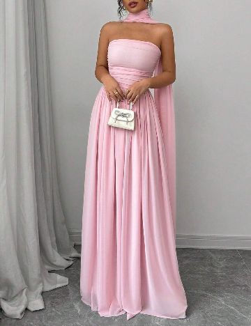 Rochie lunga SHEIN, roz
