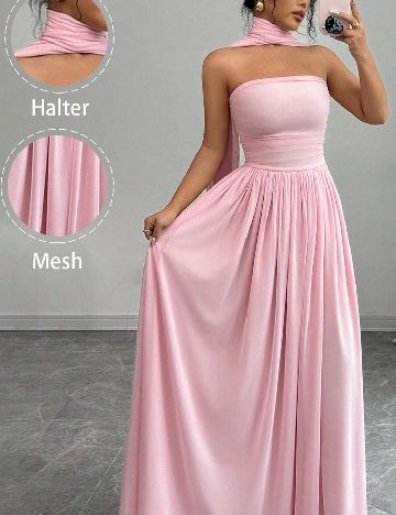 Rochie lunga SHEIN, roz
